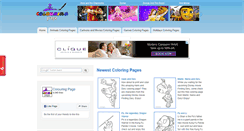 Desktop Screenshot of colouring-page.org